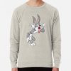 ssrcolightweight sweatshirtmensoatmeal heatherfrontsquare productx1000 bgf8f8f8 17 - Bugs Bunny Merch